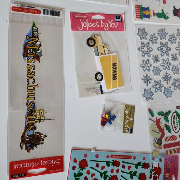 NWT 8 packages of Misc themed Scrapbooking stickers - Picture 4 of 6